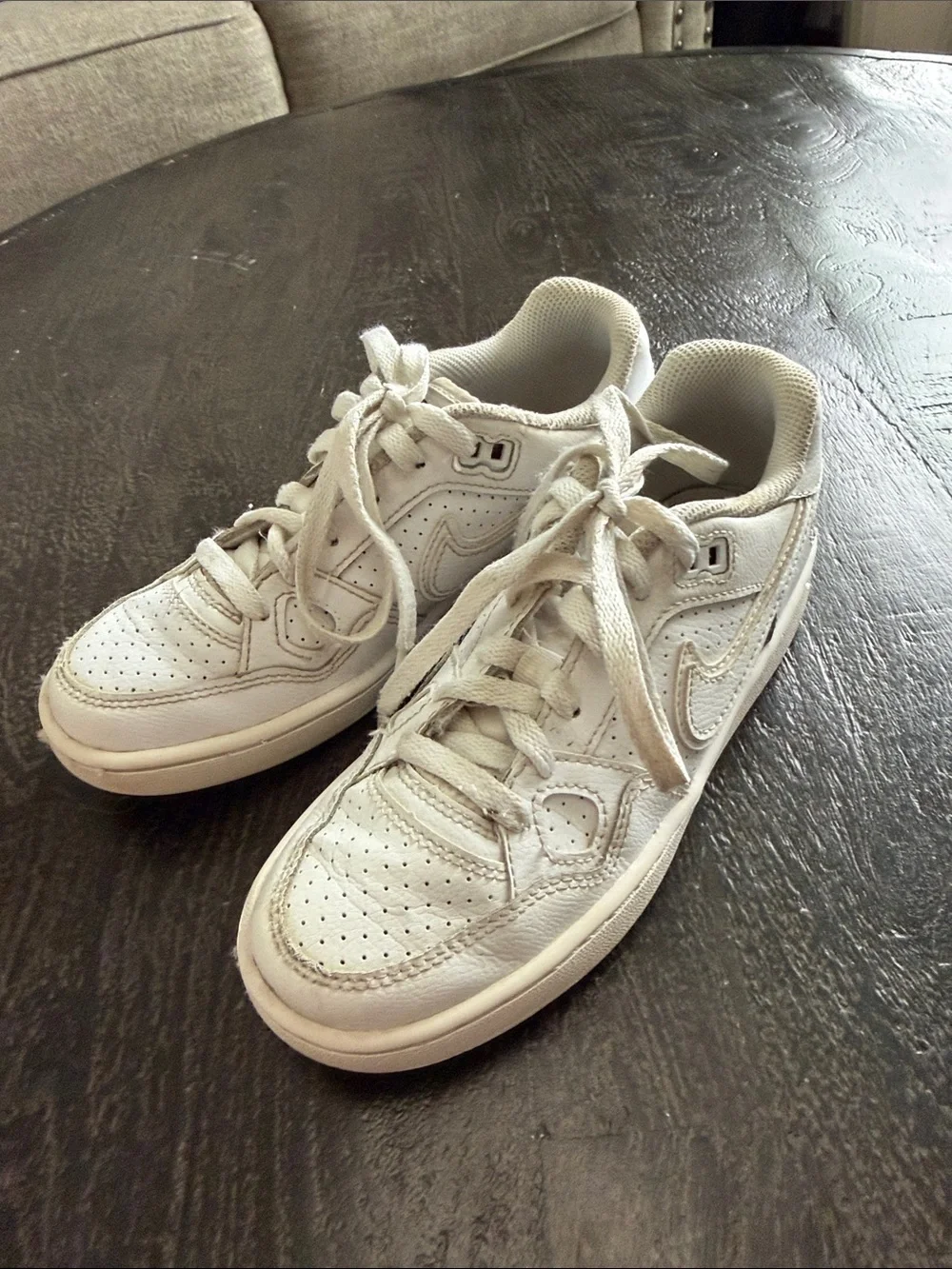 Nike Air Force Kids White Sneakers